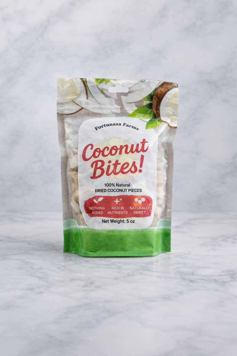Coconut Bites! Dried Coconut Pieces