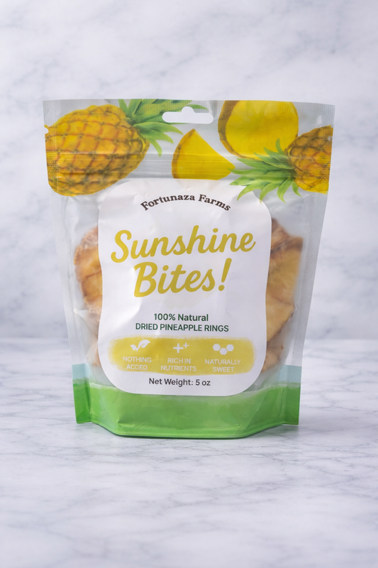 Sunshine Bites! Dried Pineapple Slices